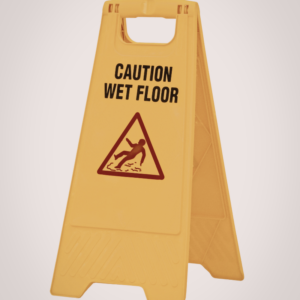 wet floor sign
